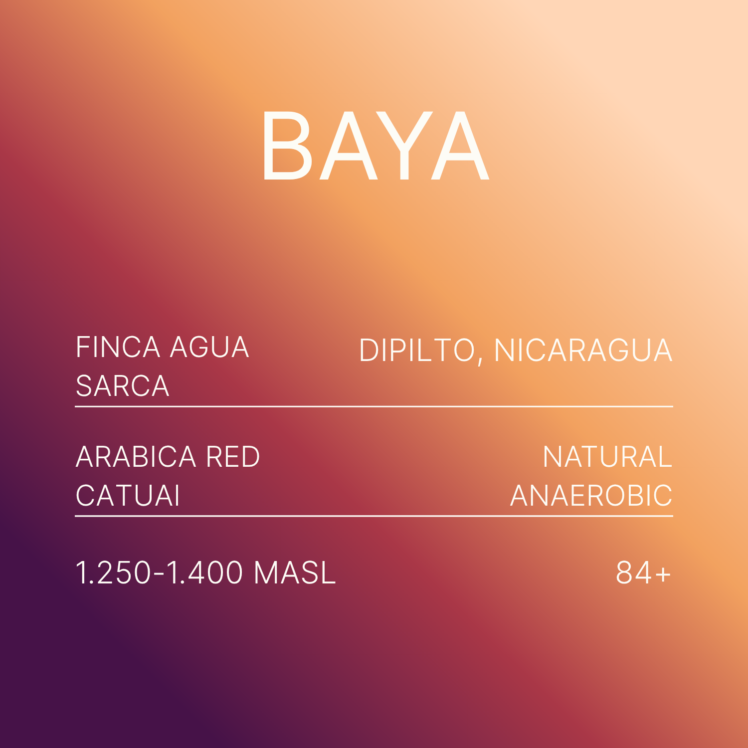 Baya - Limited Spring Edition